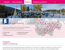 Tablet Screenshot of mozartradweg.com